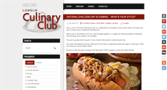 Desktop Screenshot of lobelsculinaryclub.com